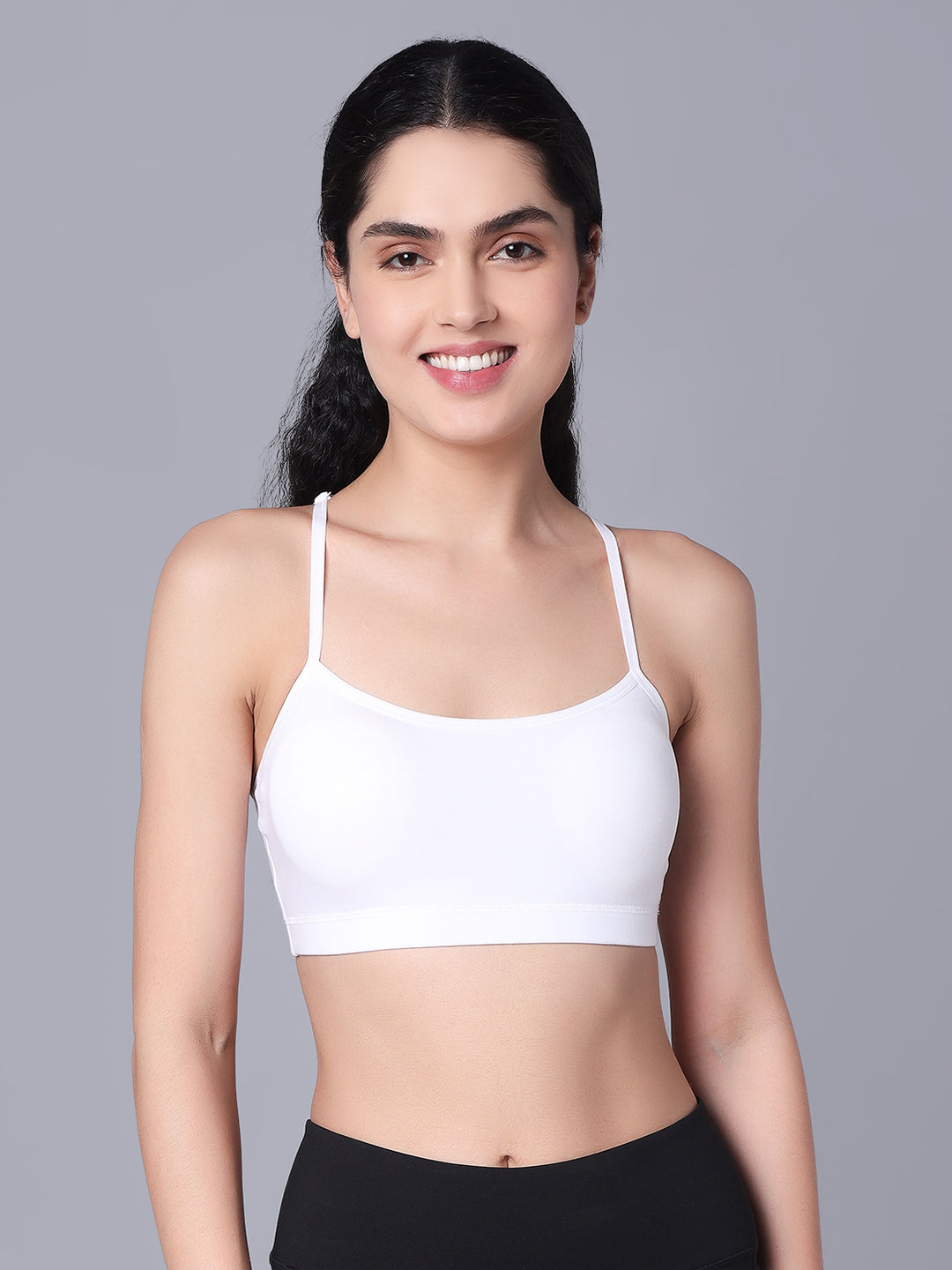 'Back Talk' Crop Top Padded Bra
