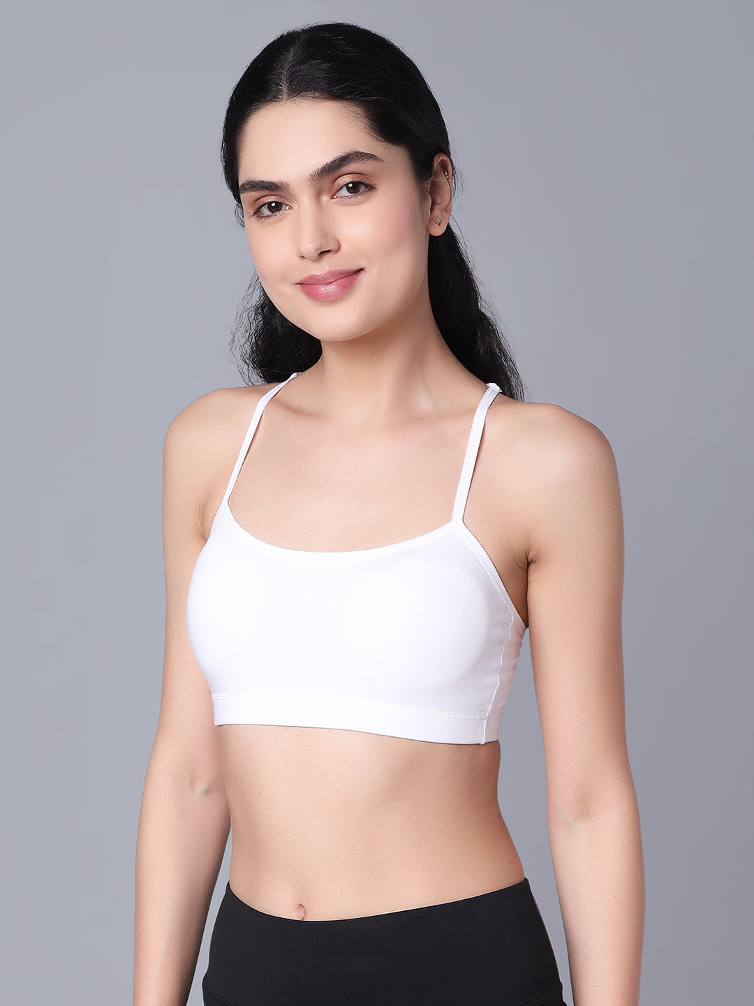 'Back Talk' Crop Top Padded Bra