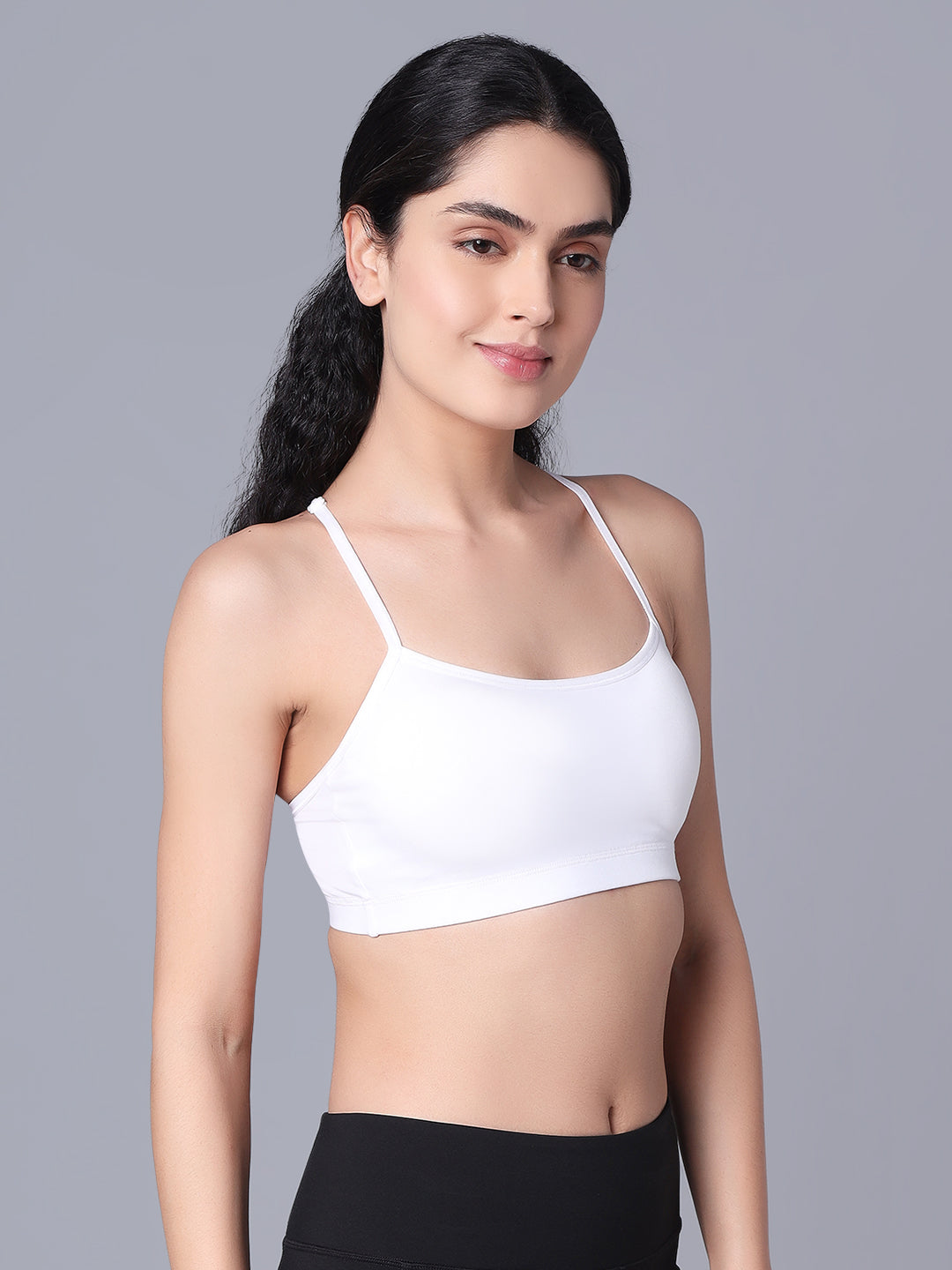 'Back Talk' Crop Top Padded Bra