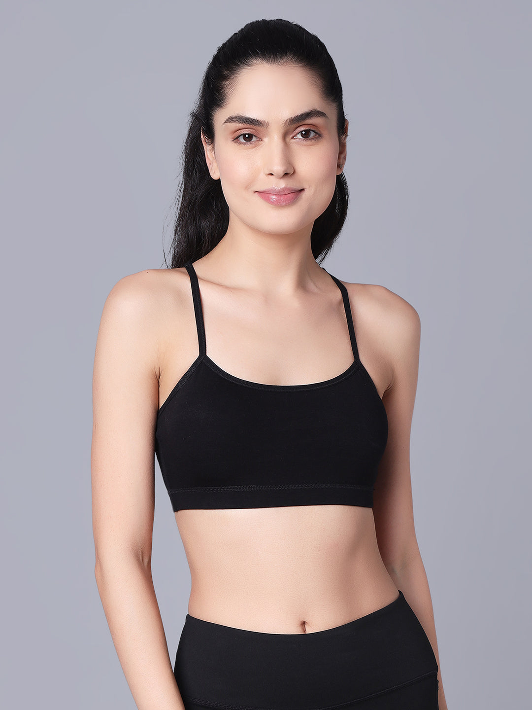 'Back Talk' Crop Top Padded Bra