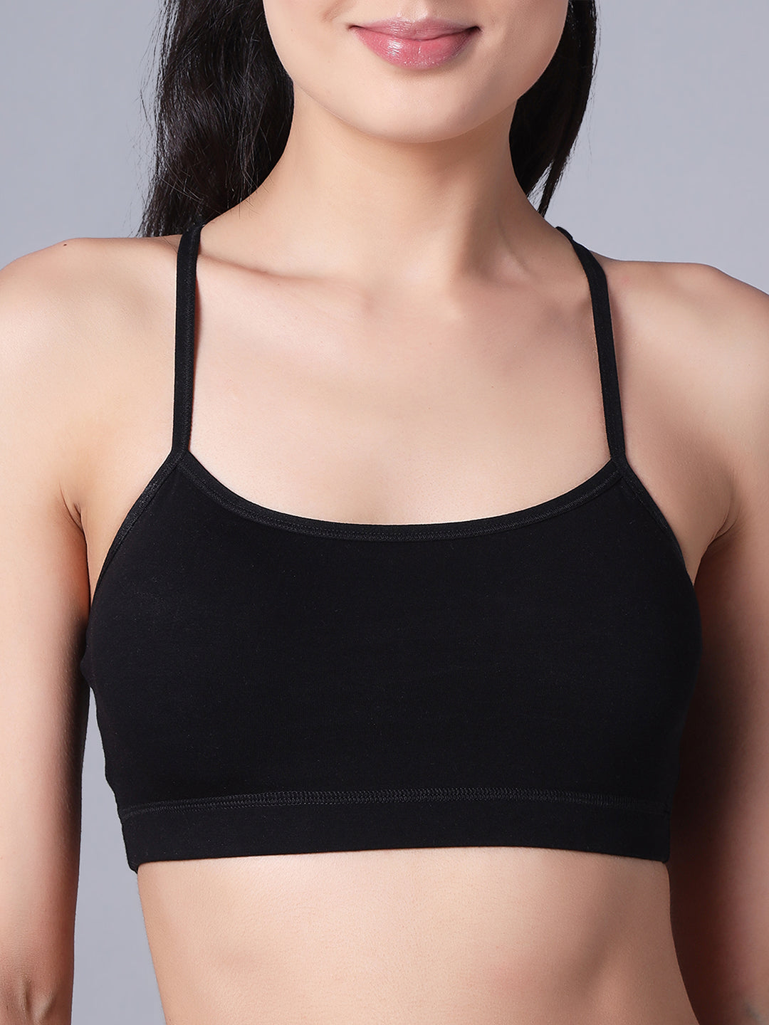 'Back Talk' Crop Top Padded Bra