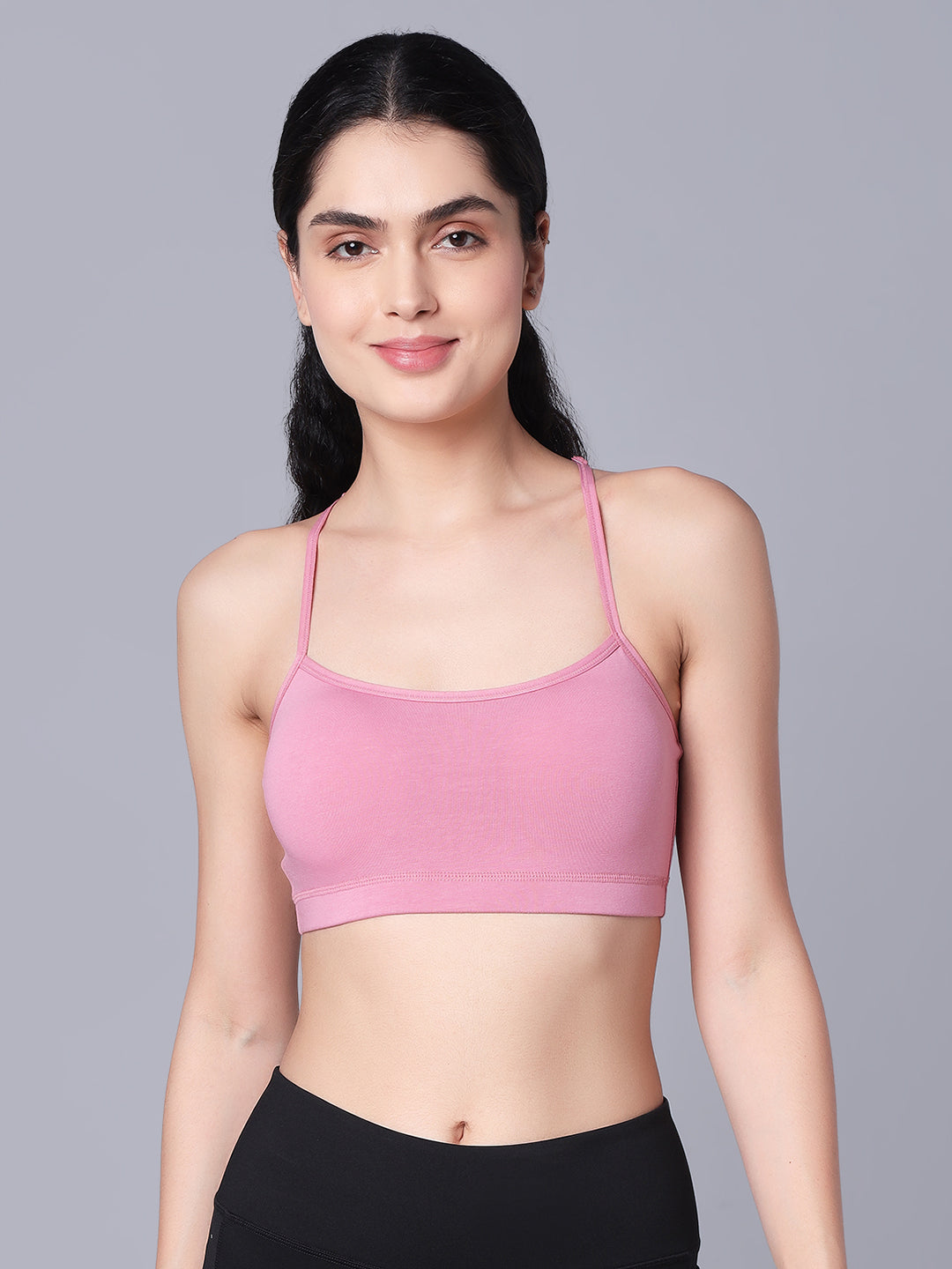 'Back Talk' Crop Top Padded Bra