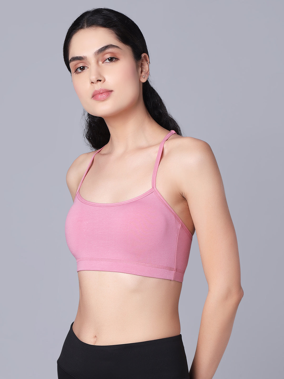 'Back Talk' Crop Top Padded Bra