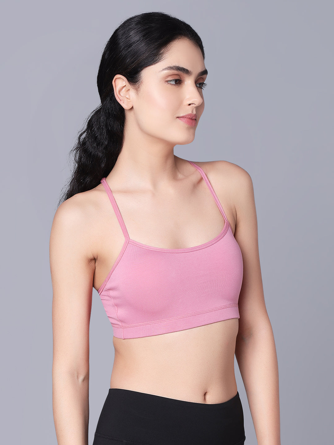 'Back Talk' Crop Top Padded Bra