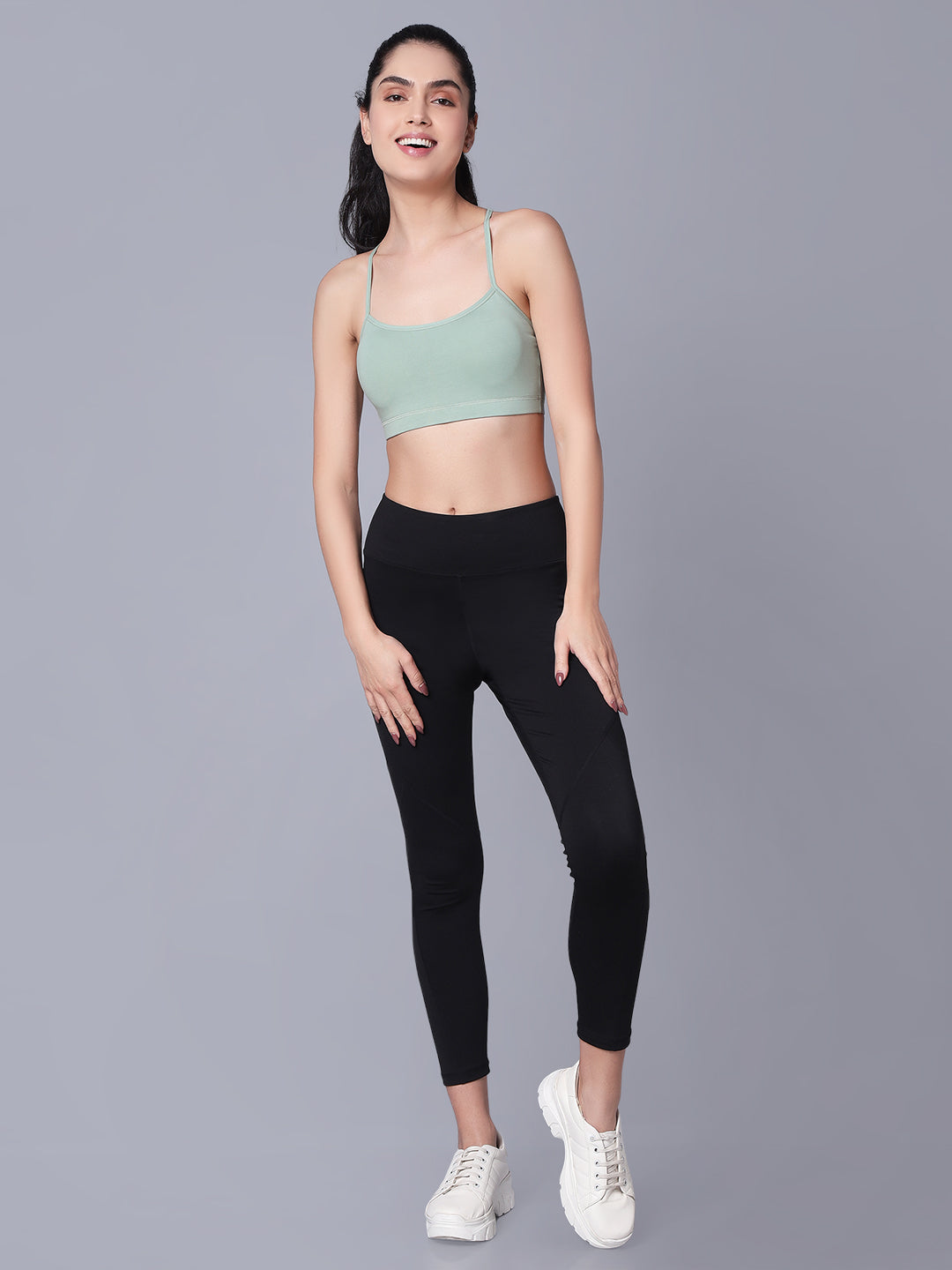 'Back Talk' Crop Top Padded Bra