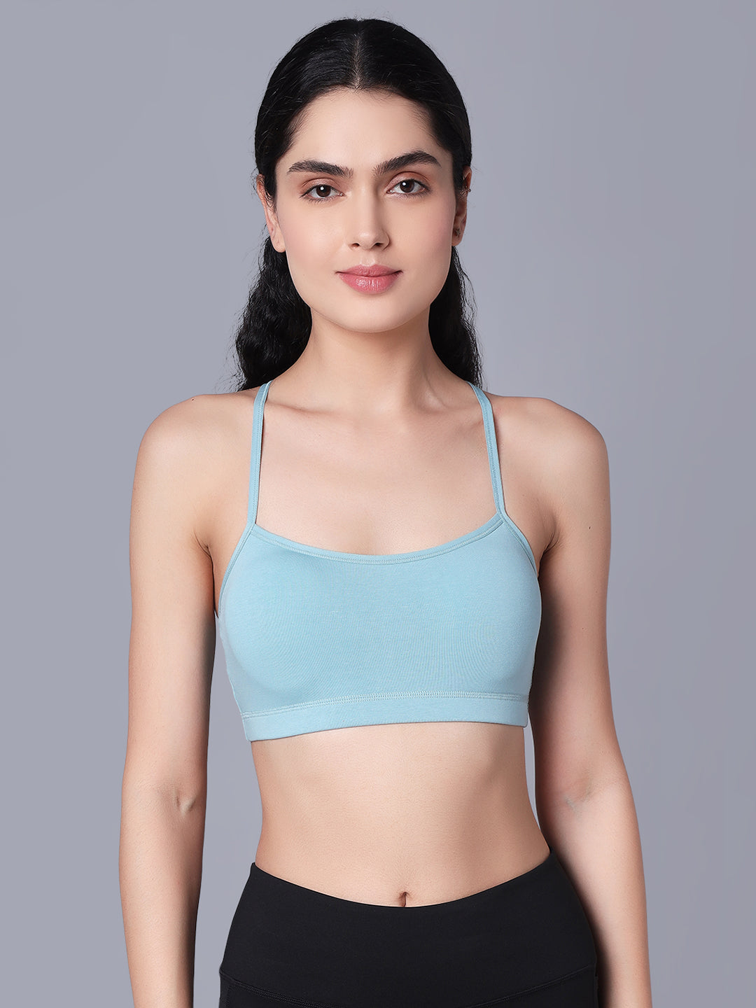 'Back Talk' Crop Top Padded Bra