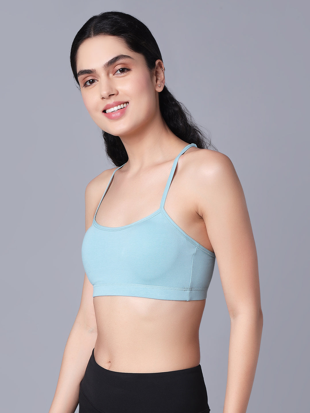 'Back Talk' Crop Top Padded Bra