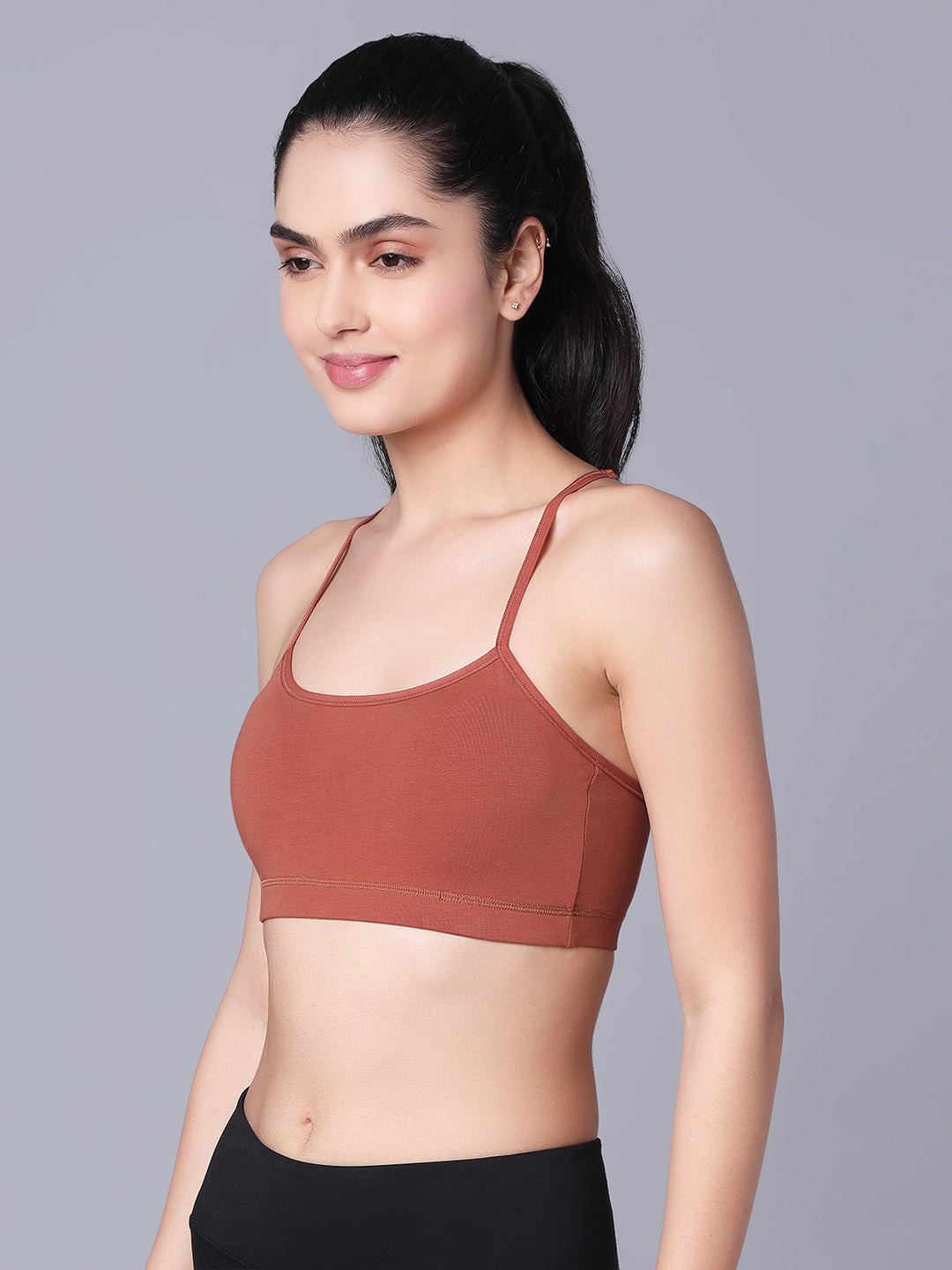 'Back Talk' Crop Top Padded Bra (Pack of 2)