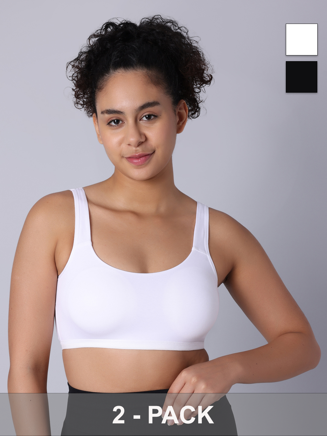 Pack of 2 Multi Padded Sports Bra