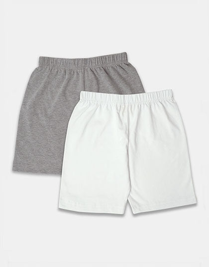 Girls Pack of 2 Multicolor Innerwear Shorts