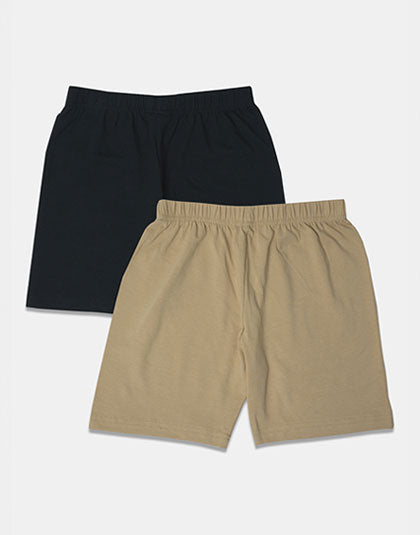 Girls Pack of 2 Multicolor Innerwear Shorts
