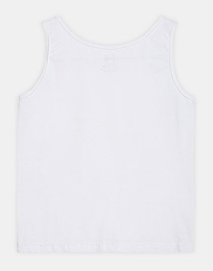 Pack of 3 Girls Vests. Stretchable fabric