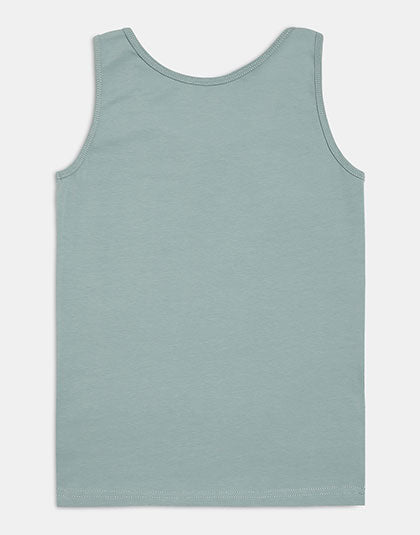 Pack of 4 Girls Vests. Stretchable fabric