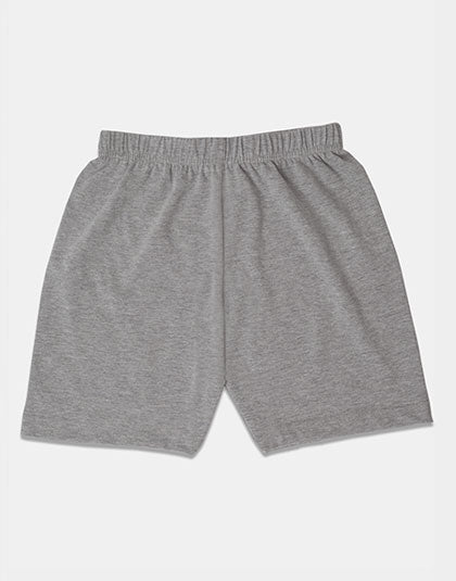 Girls Pack of 2 Grey Melange Innerwear Shorts