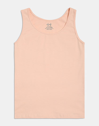 Pack of 2 Girls Vests. Stretchable fabric