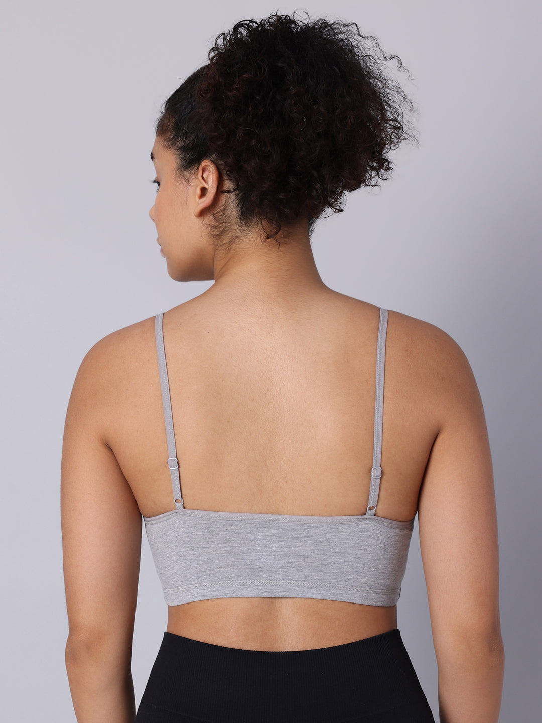 Pack of 3 Double Layered Printed Sports Bra. Non Padded, Non Wired