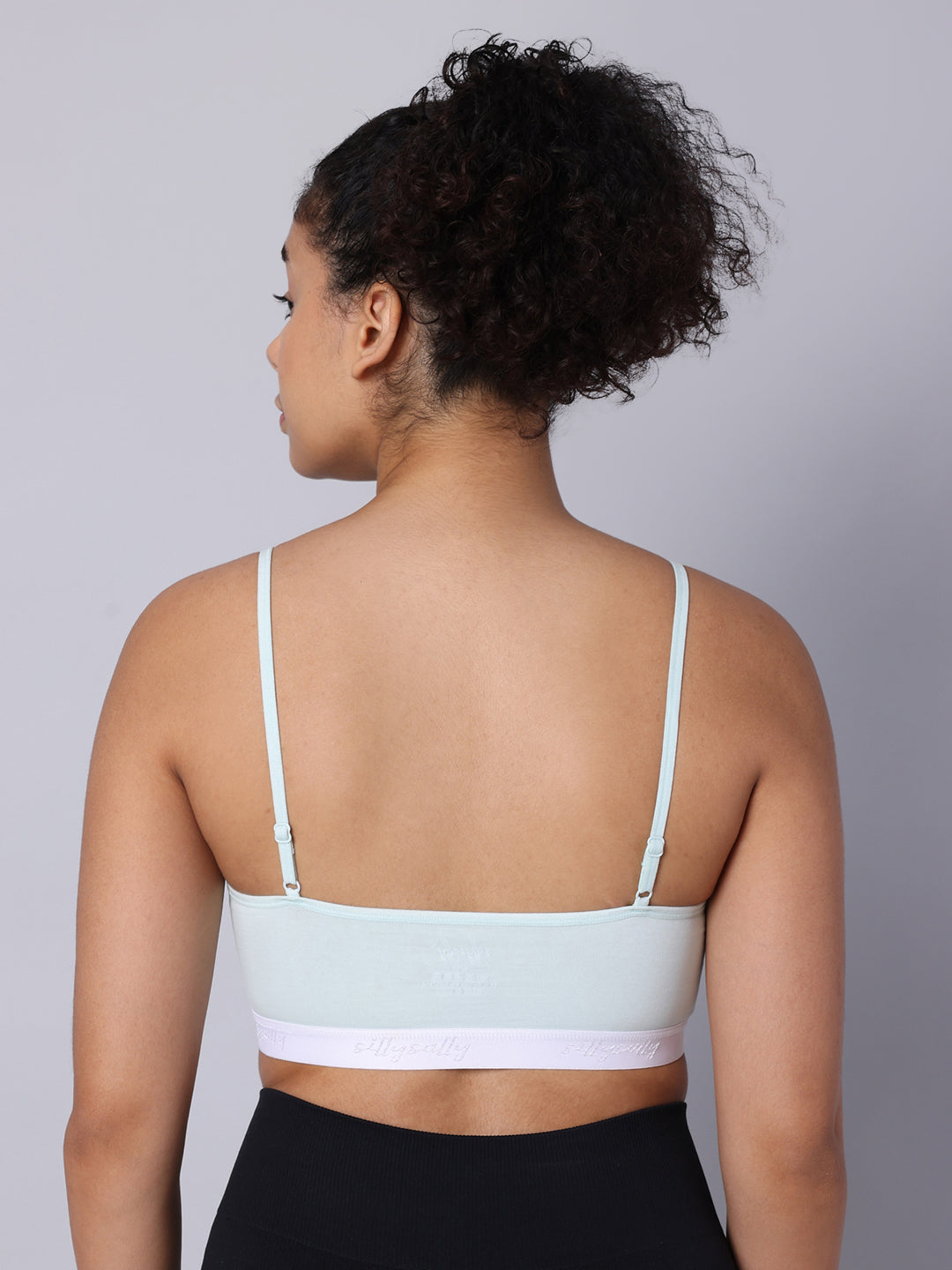 Pack of 2 Double Layered Multicolor Sports Bra. Non Padded, Non Wired