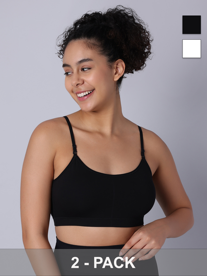 Pack of 2 Multi Padded Bralette