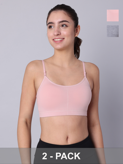 Pack of 2 Multi Padded Bralette