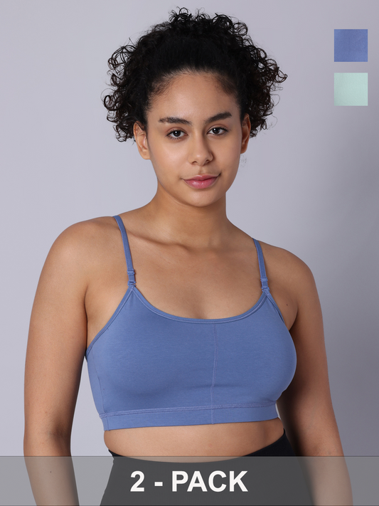 Pack of 2 Multi Padded Bralette