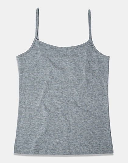 Pack of 2 Girls Grey Melange Non Padded Camisole