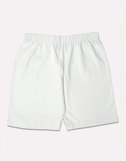 Girls Pack of 2 White Innerwear Shorts