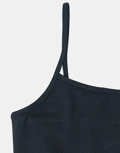 Pack of 2 Girls Black Non Padded Camisole