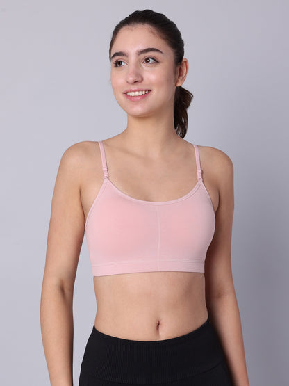 Pack of 1 Pink Padded Bralette