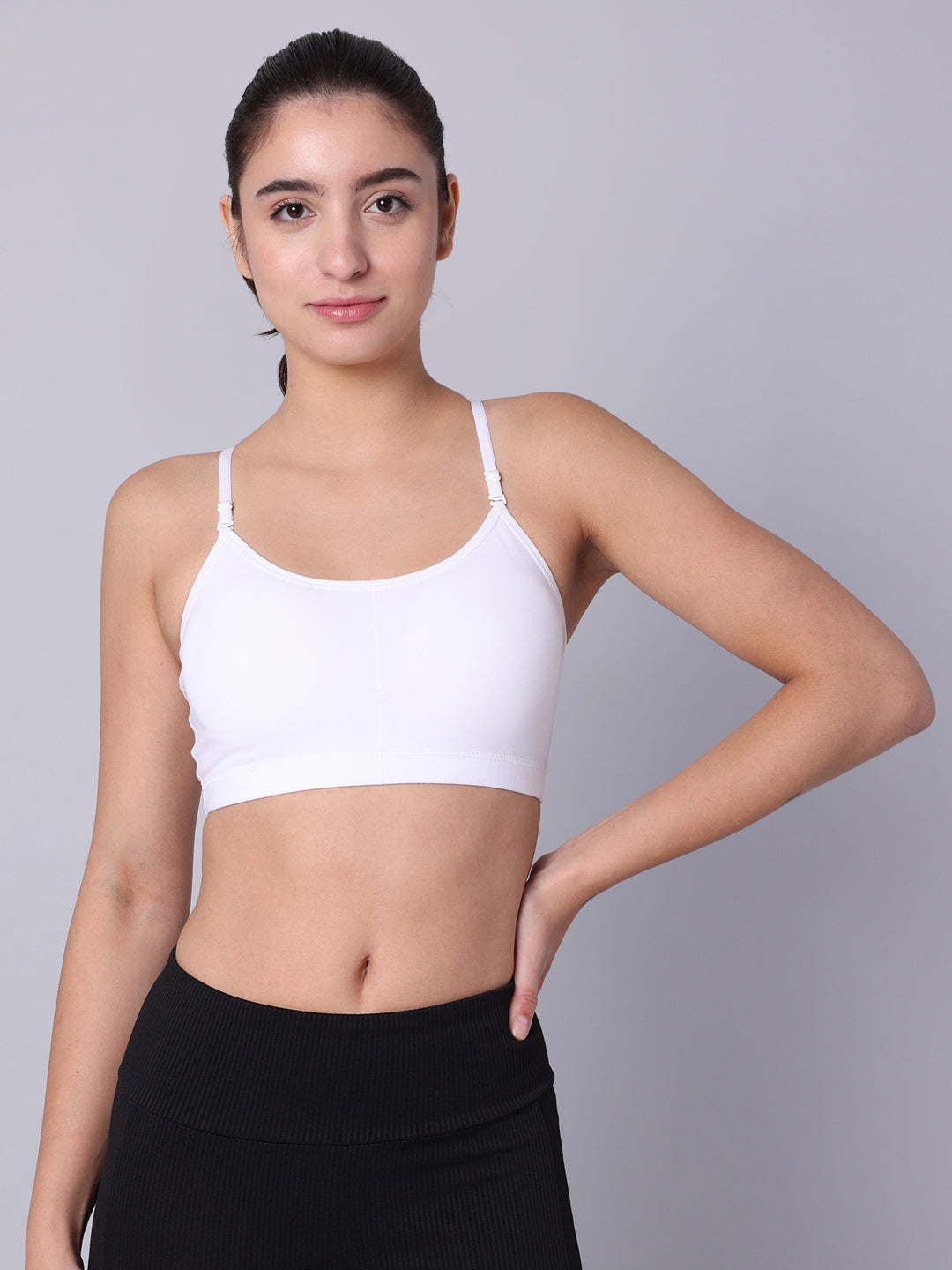 Pack of 1 White Padded Bralette