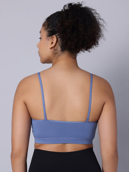 Pack of 1 Blue Padded Bralette