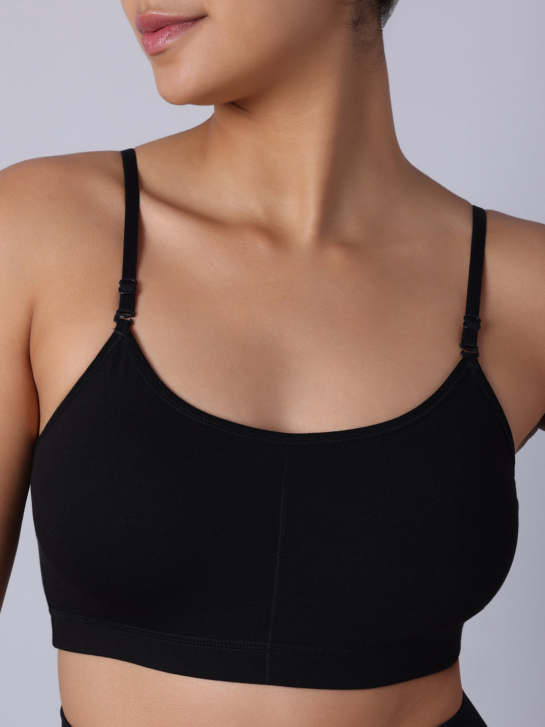 Pack of 1 Black Padded Bralette