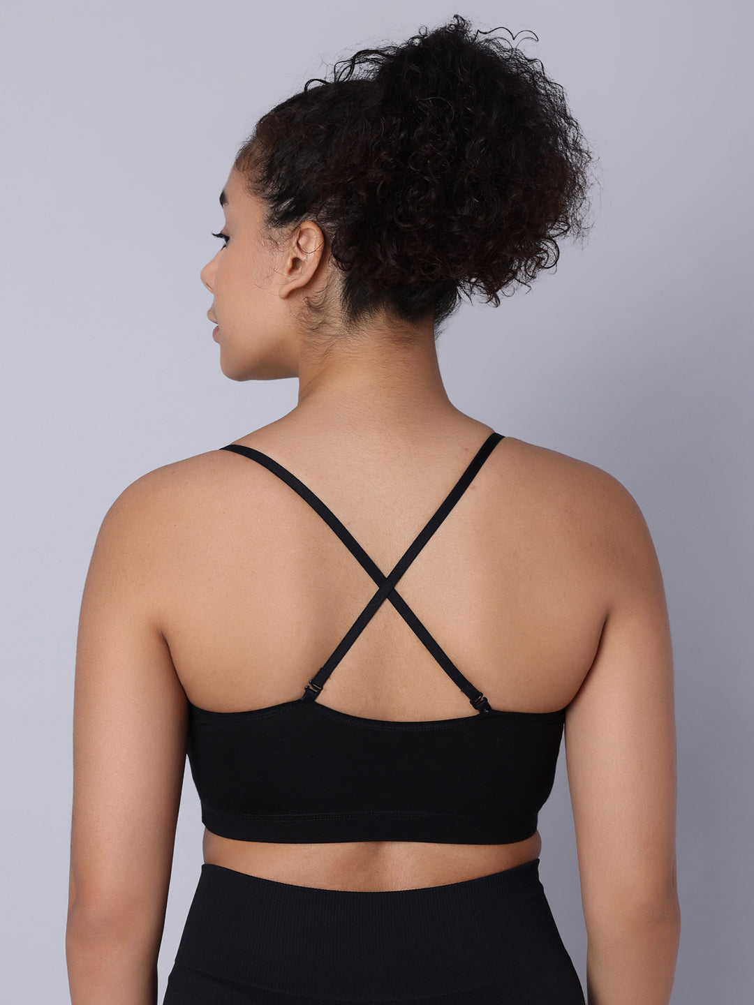 Pack of 1 Black Padded Bralette