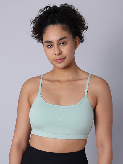 Pack of 1 Green Padded Bralette